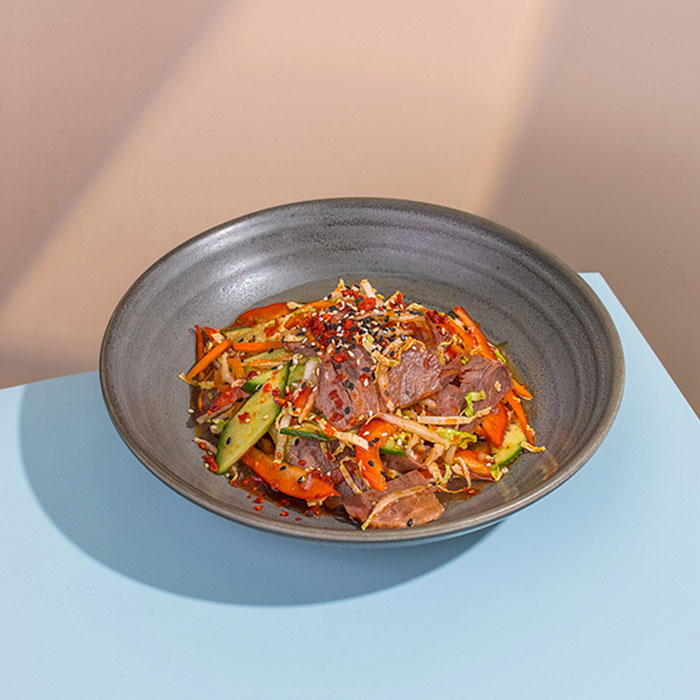 Фото Салат с говядиной и овощами